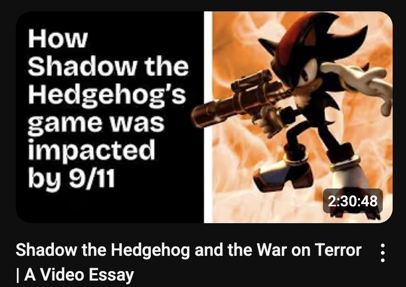 ShadowxTwilight's tweet image. Didn’t expect a shadow the hedgehog 9/11 in my recommended, but fuck it I guess. I’m locking in.
