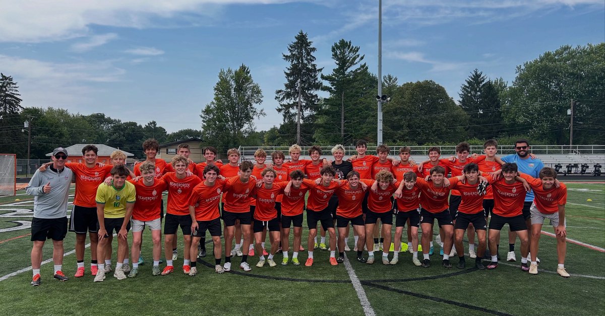 bcrkvarboysoccr's tweet photo. Thank you Ohio Northern  University - Coach Matejka &amp; Coach Owings for training us today!  🧡⚽️🖤 https://t.co/ki8HF5YX2s