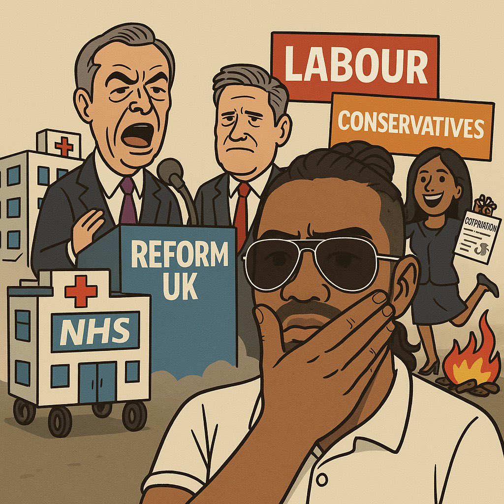 WittyGrumbler's tweet image. Congrats to the new grads! 🎓 Just in time to enter a country where Reform wants to defund hospitals, Labour’s lost in the sauce, and the Tories are lighting the NHS on fire. I wrote a blog so grumpy it should come with a seatbelt. Read it or cry.👇🤣open.substack.com/pub/grumpyjour…