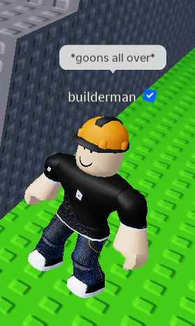 GrantTheBawse's tweet image. what is builderman doing nowadays 😭