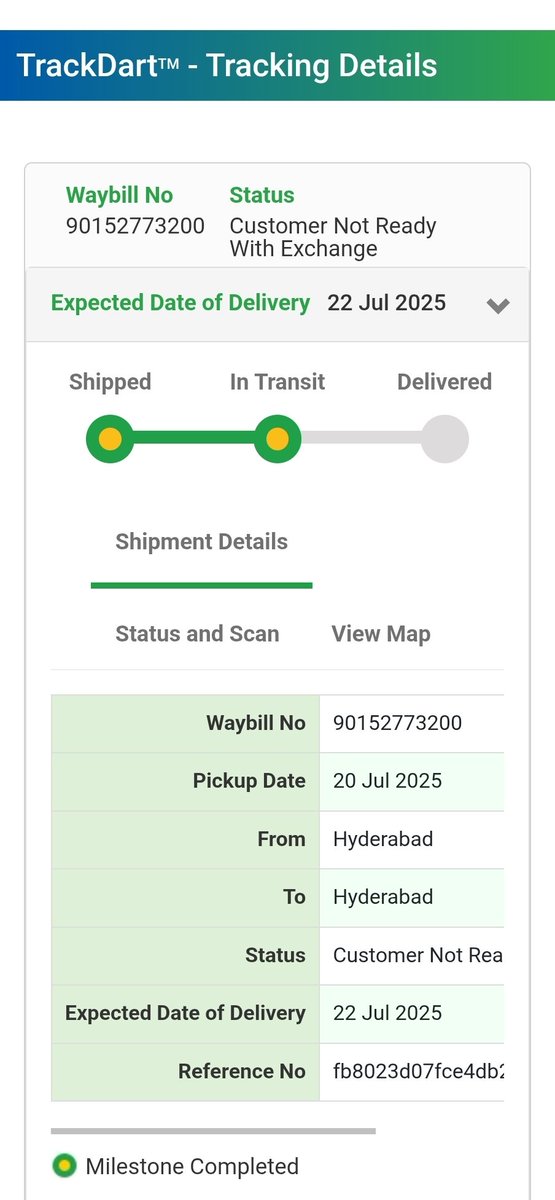 soumilace's tweet photo. @BlueDart_ without a call without a visit.. With zero communication this is how your ground team is closing deliveries...sad to see how your standards have now started to meet local courier companies who doesn't have any interest in customers service SLA and TAT are one valued... https://t.co/6i165SWF06