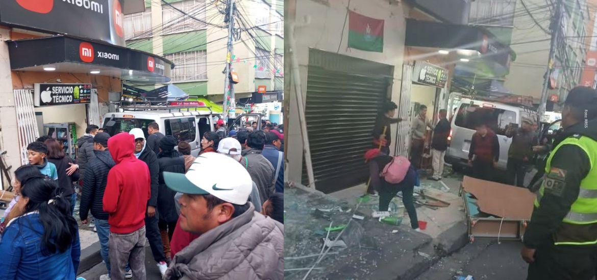 Hace instantes, un aparatoso accidente tuvo lugar en la calle Eloy Salmón, en la ciudad de La Paz. Según informes preliminares, un minibús que descendía por la vía a alta velocidad tuvo una falla mecánica, afectando negocios
horizontesonline.com/aparatoso-acci…