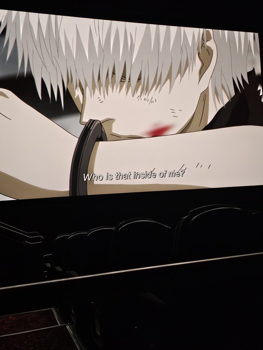 YoungBK201's tweet photo. I saw the 10th anniversary of Tokyo Ghoul Sink Your Teeth. Watching the unravel opening multiple times in theater was so peak and then seeing a start to end of season 1 was so nostalgic. Loved it. #TokyoGhoul https://t.co/LUgF3aCysu