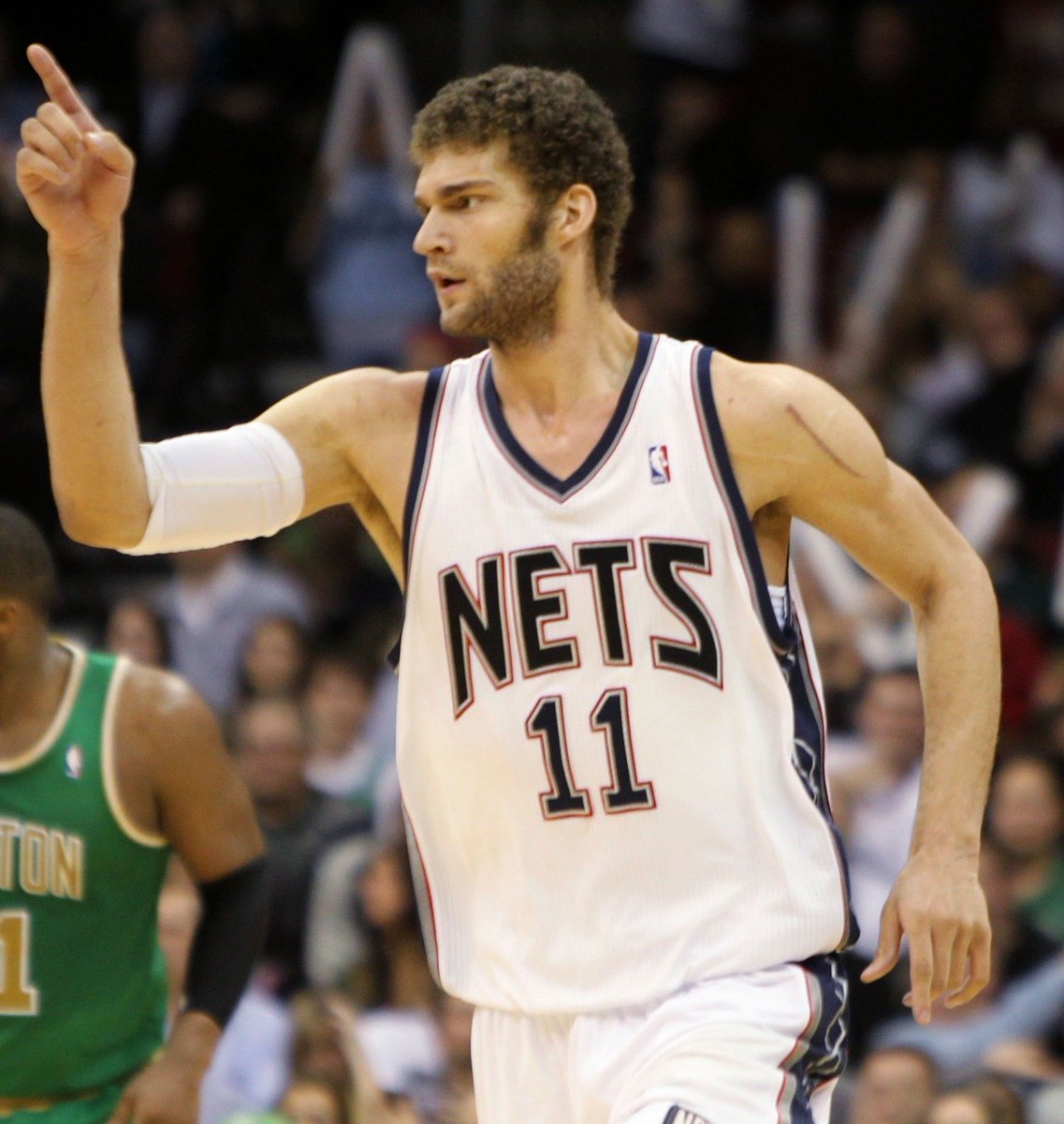 Jersey2Brooklyn's tweet image. Brook Lopez retiring as a Net is a wish of mine 🥹