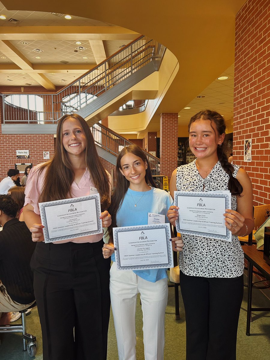 Congratulations to Lily, Jocelyn, and Abigail for their recognition for FBLA “future business leaders of america”. They served as Lily-vice president, Joycelyn-Parliamentarian, and Abigail- President.