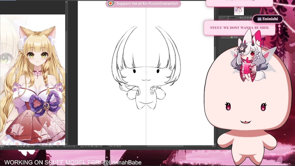 LadyNanamiVT's tweet image. streaming working on waddle bean for @LannahBabe
twitch.tv/lady_nanami