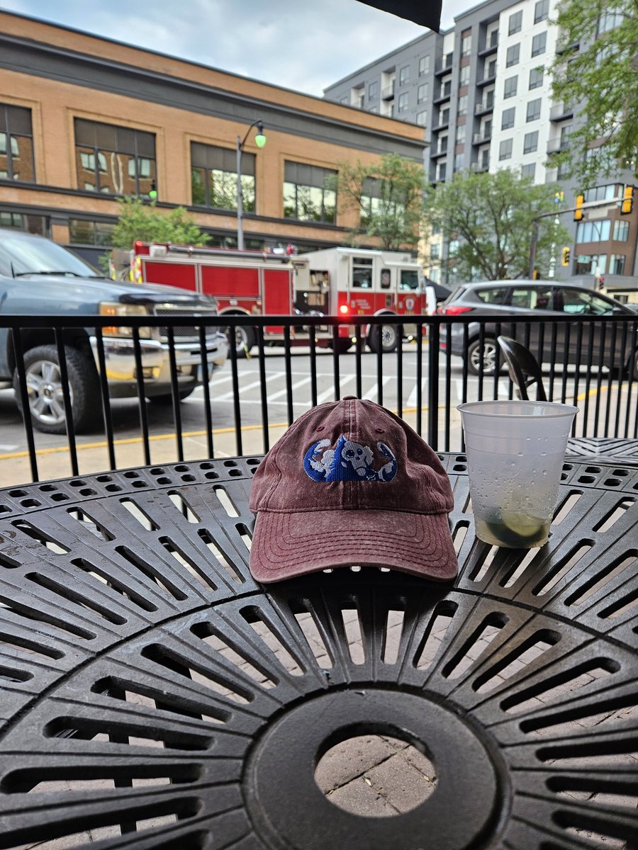 PaulVanderKlay's tweet image. Denim Denny here to receive the Fire Department for the false alarm