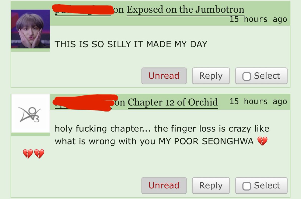 inexperienced_8's tweet image. duality in my ao3 inbox is frying me