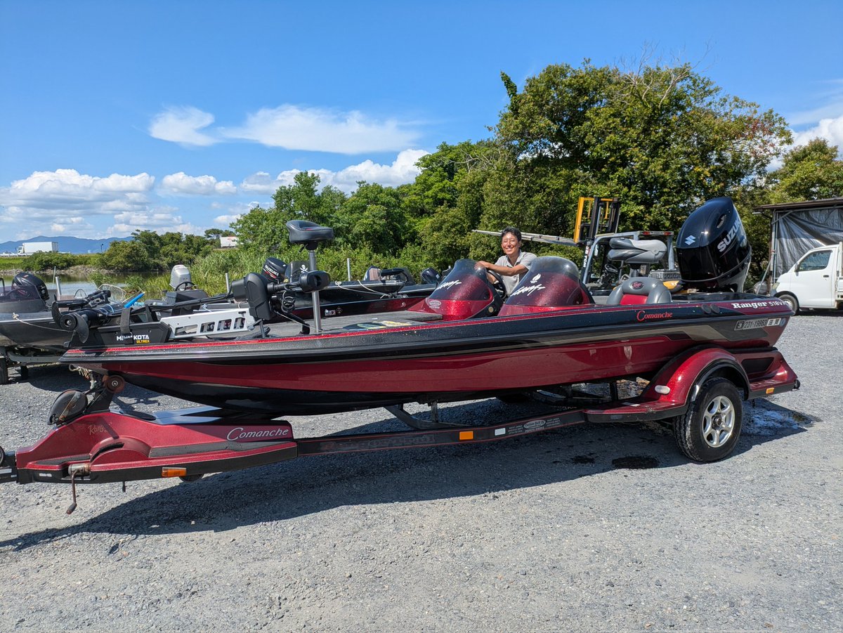 MukunokiT's tweet image. ついに僕もアカレンジャイ!!
#RANGER
#518VX
#ガイド艇兼トーナメント艇