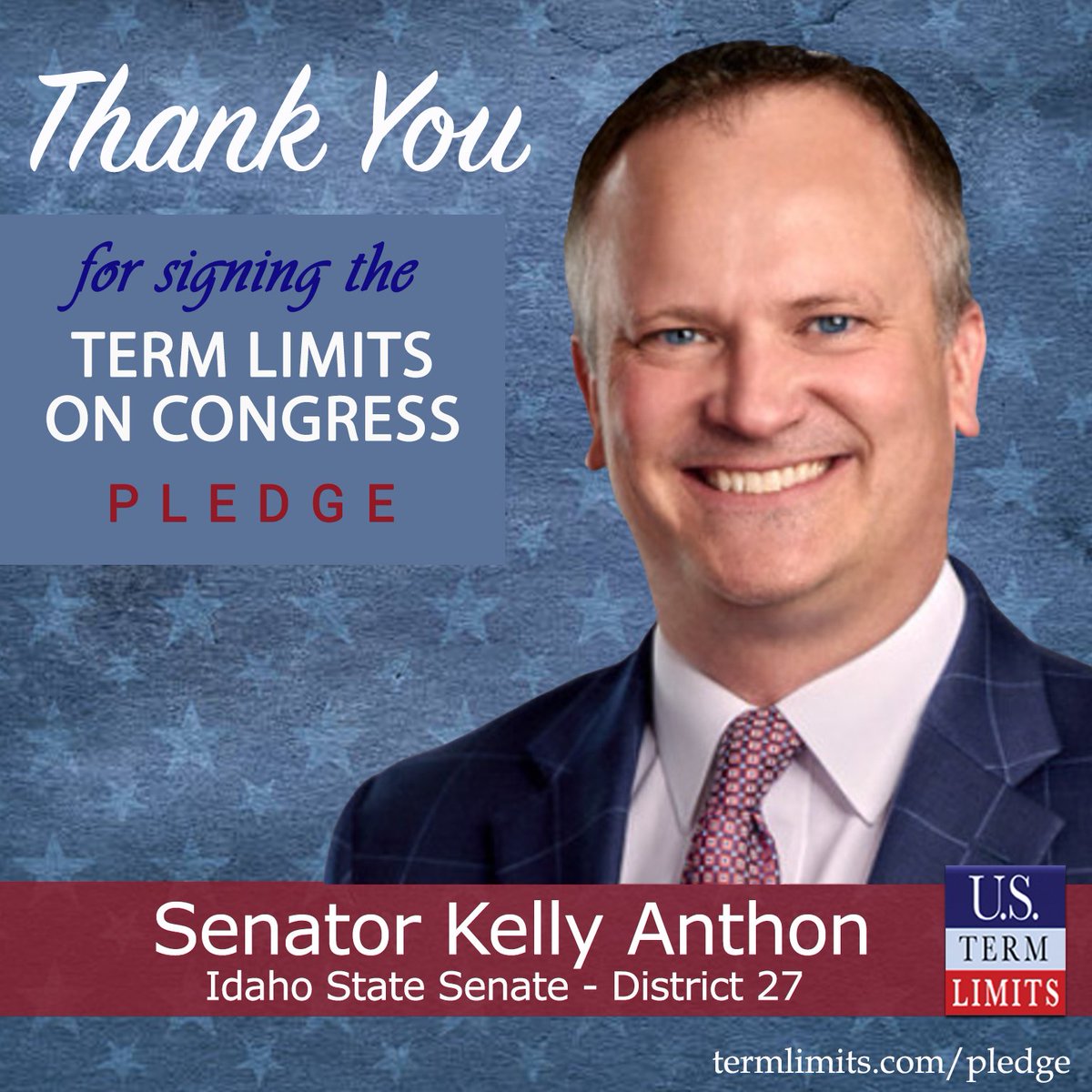 USTermLimits's tweet image. Thank you @kelly_a_anthon for signing the #termlimits on Congress pledge. termlimits.com/wp-content/upl…
