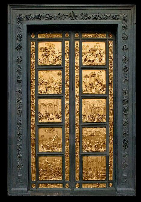 LeoDaVinciWave's tweet image. The Gates of Paradise (Porta del Paradiso), a renowned work of art by the Italian Renaissance sculptor Lorenzo Ghiberti.