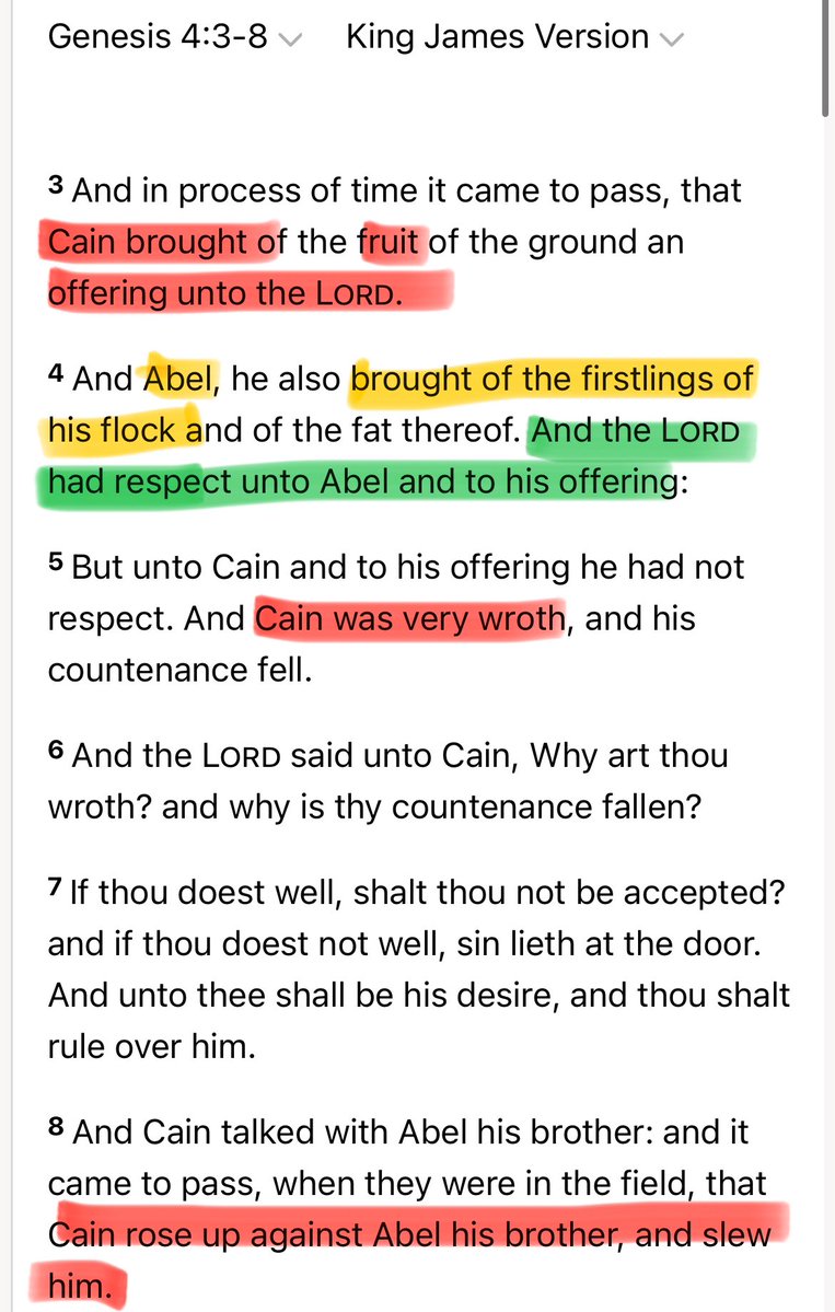 SilenceMyWord's tweet image. Are you being called lazy?
Are you being called a friend of sinners?
Are you being accused of promoting sin?
Are you being persecuted for simply offering a sheep?
If you are then you’re experiencing what the Israelites, Jesus, Paul, and Abel dealt with…
Cain and the Pharisees!