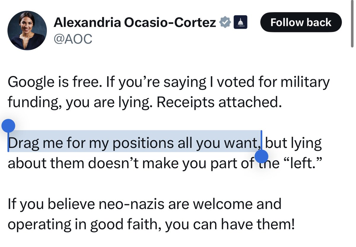 m7mdkurd's tweet image. AOC adopted a smug posture to justify her indefensible vote to send more money to the Zionist regime. Her indifferent tone was not incidental. By saying “of course I voted no,” as if this were a political no-brainer, she’s attempting to revive a defunct electoral adage: that…