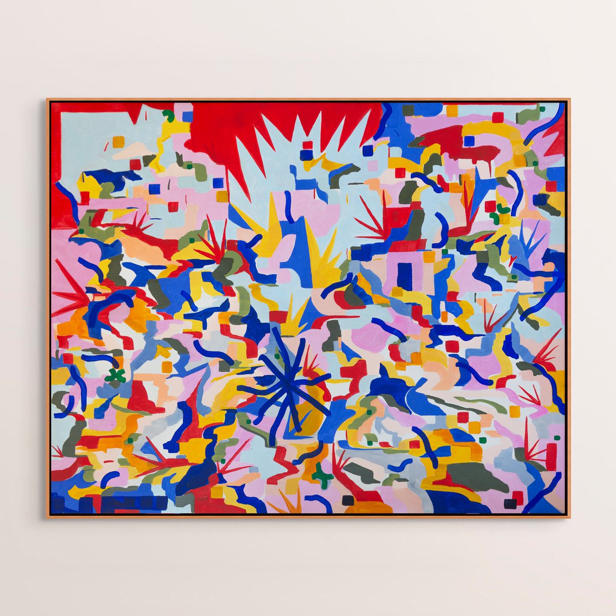 narcisojuse's tweet image. Working with saturated, vibrant colors is a way of seeing life with more hope.
Landscape I