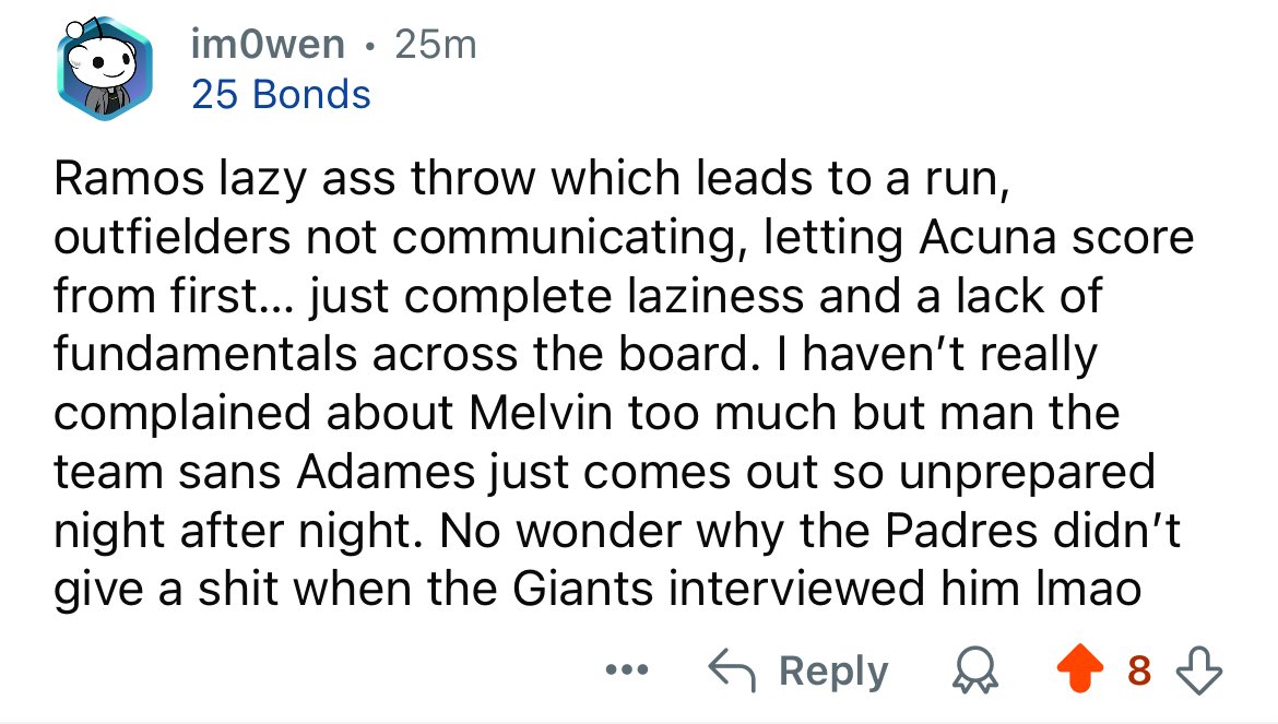 SamDiego319's tweet photo. #padres #BoMel seeing stuff like this brings so much joy.
Fuck BoMel https://t.co/lJ6iDSmq4Y