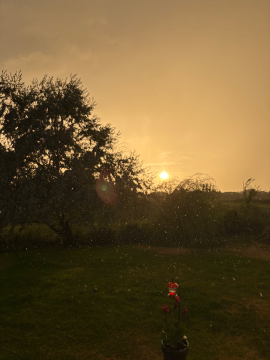 _LOST4L_'s tweet image. jus drove home in this rainy sunset with the new snippet playin and idk if I’ve ever needed a song more