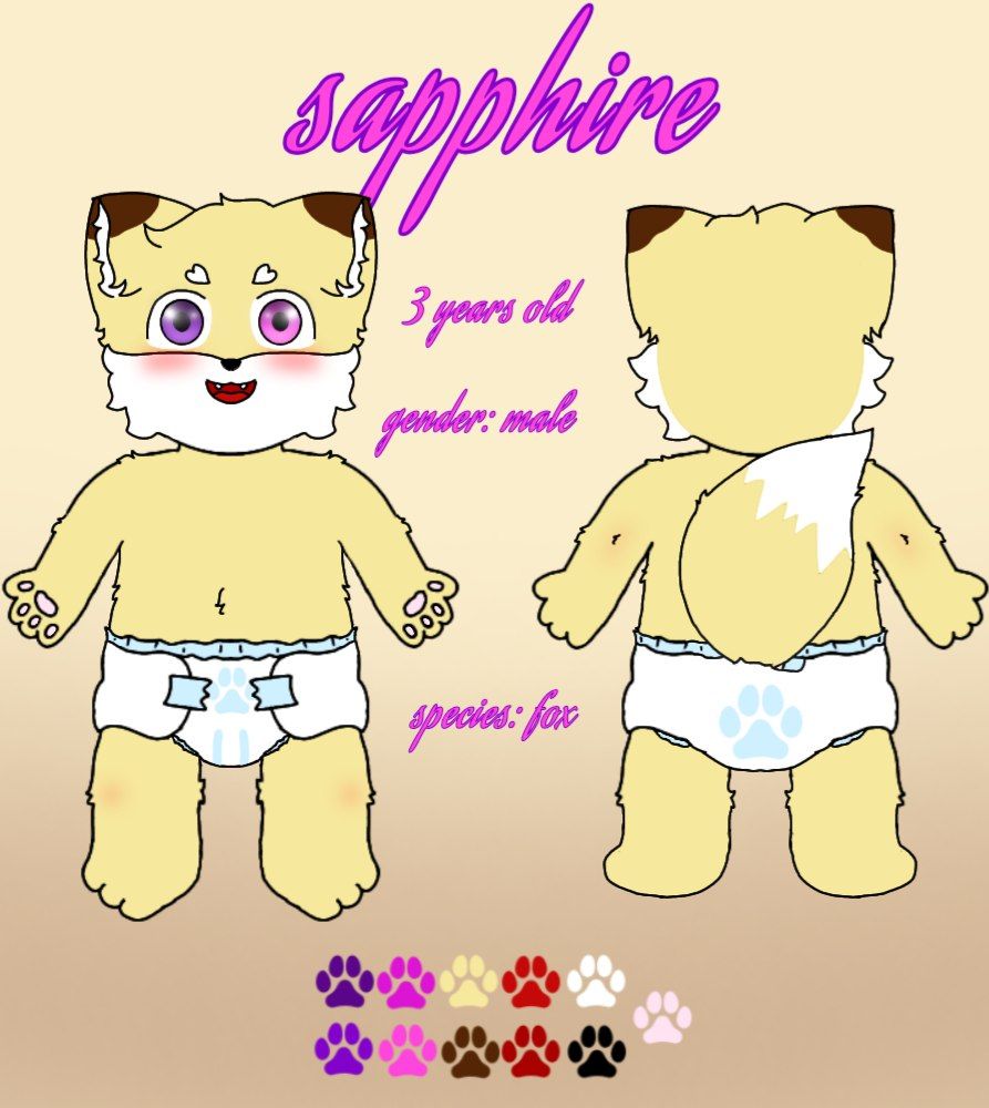 my reference sheet 🥺🐾🦊🍼🧸
I don't know how to do my reference sheet. I promise to do it better when I learn how to do it correctly.