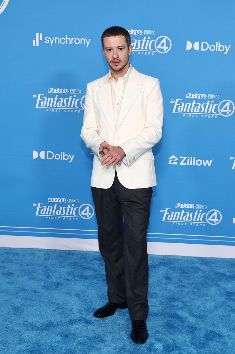 metgalacrave's tweet image. Joseph Quinn attends Marvel Studios' “The Fantastic Four: First Steps”.