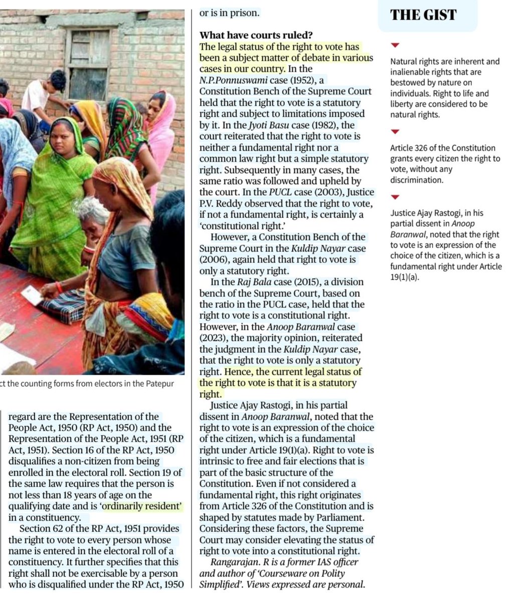 imRavikantYadav's tweet photo. Enlarged parts of above article 

#UPSCPrelims2025
#upsc2026
#UPSCmains
#upsc_notes

Source: TH https://t.co/uCkcg1e9Xs