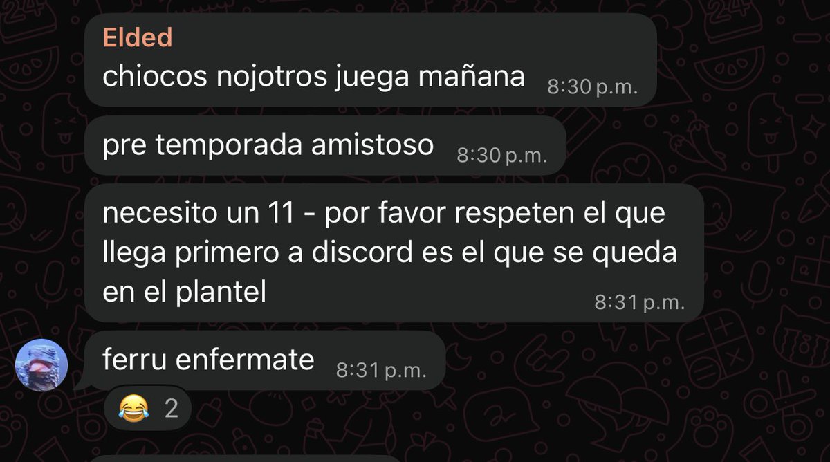Ya prendí chicos y soy baja para el día de mañana por motivos de enfermedad 😪 twitch.tv/mrferruzca