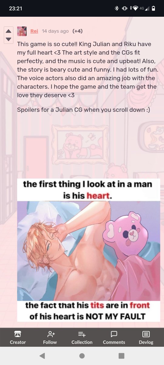 Day 1 of player appreciation because we love sharing these comments in the team lol

Btw we're setting up a posting schedule: Mondays, Wednesdays, and/or Fridays. Expect seeing us then!

#Julian #HeartstopTour #visualnovel