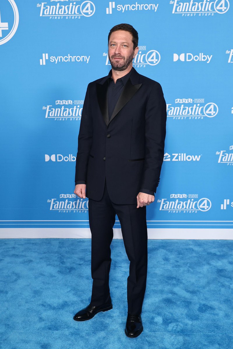 metgalacrave's tweet image. Ebon Moss-Bachrach attends 'The Fantastic Four: First Steps World' Premiere.