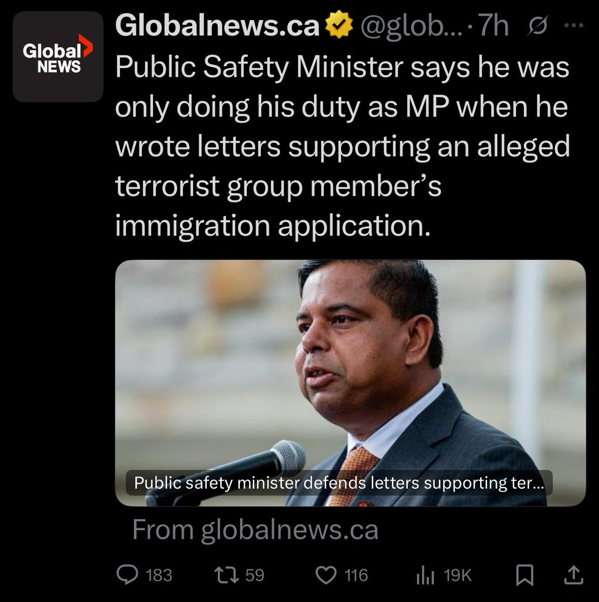 WiretapMediaCa's tweet image. REPORT: The Federal Governments duty is to flood the streets with terrorists according to Canada’s public safety minister.