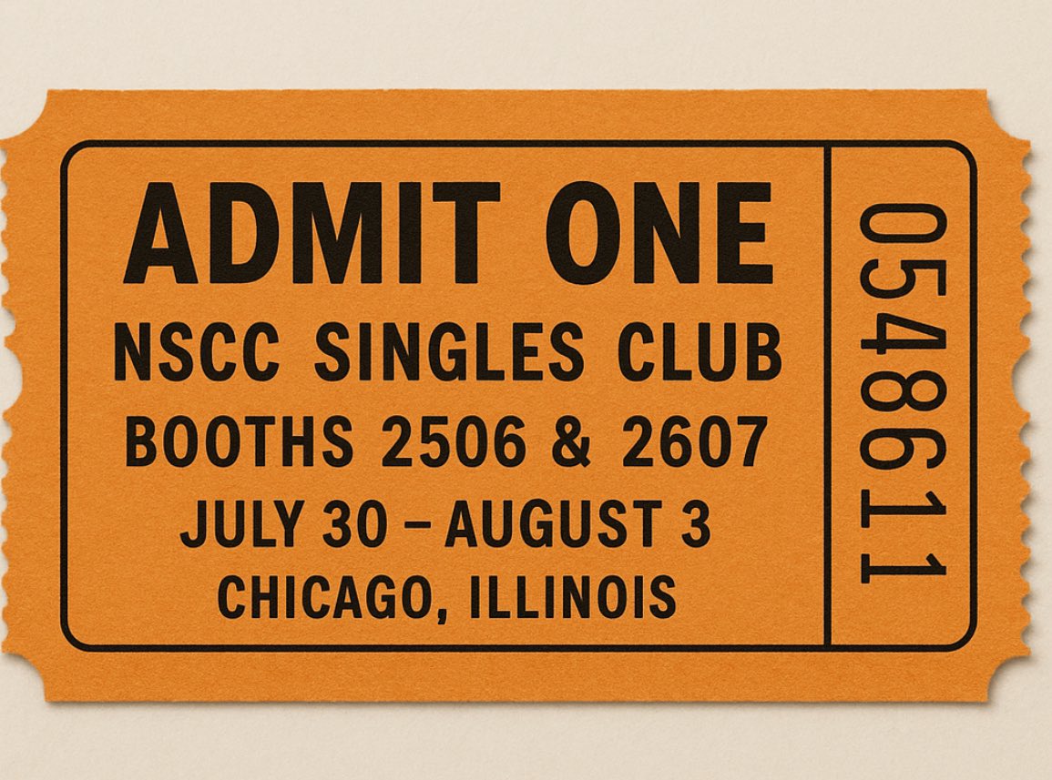 DollarCards's tweet image. A friendly reminder of how to find us @nsccshow Singles Club! Who’s stopping by the Club? @TheMikeSommer @SportsCollector @ThoseBackPages @EloyTheGoat @BurbankCards @Sportscardnati1 @Zioncases @CardLadder