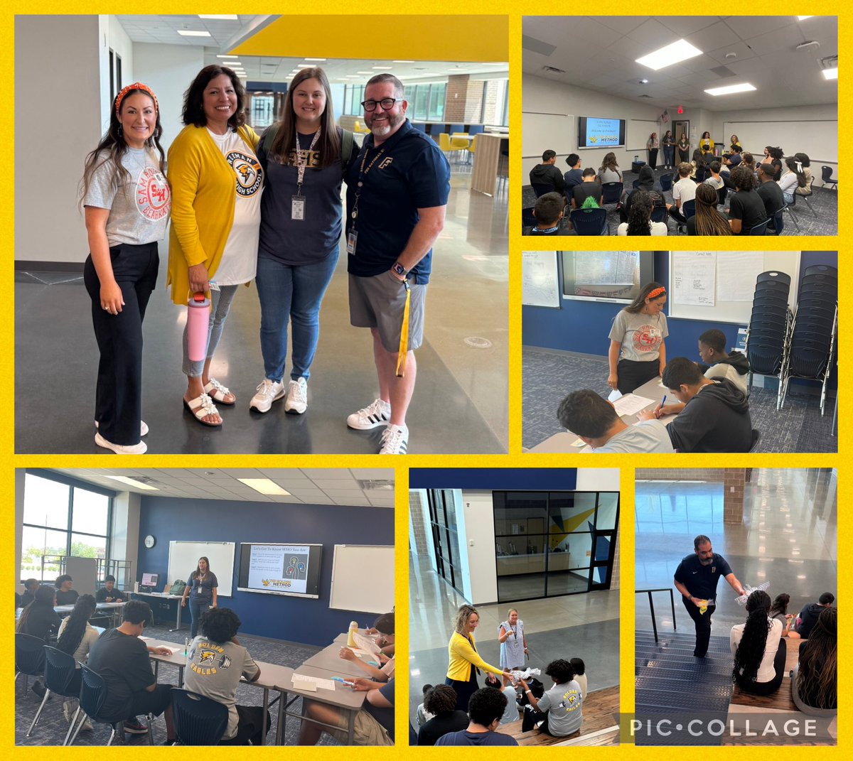 It was so good to have our Golden Eagles back in the building today for our Golden Method sessions.  A huge shout-out to our staff who helped to make it a success!  #BeAbove #theGOLDstandard