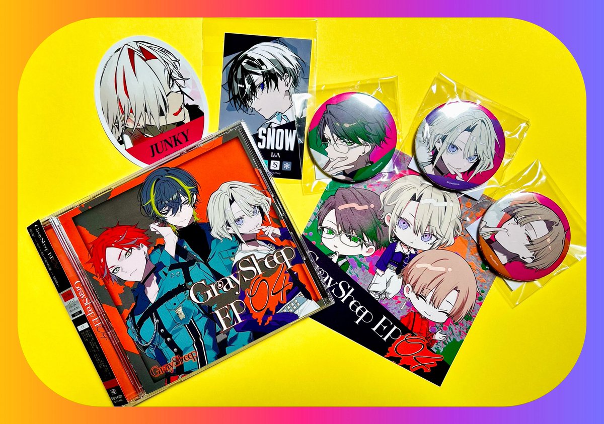567down's tweet image. 🐐𝗚𝗿𝗮𝘆 𝗦𝗵𝗲𝗲𝗽 𝗘𝗣𝟬𝟰🦨

発売おめでとうございます！🎉
特典SSのスプちゃんかわいすぎて泣き泣き泣きですよ