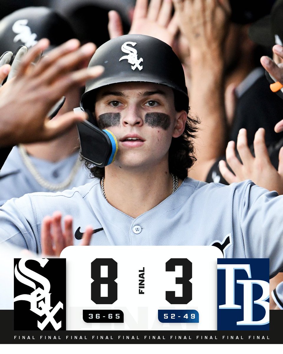 MLB's tweet image. Brooks Baldwin and Miguel Vargas homer as the @WhiteSox collect their 4th straight win.