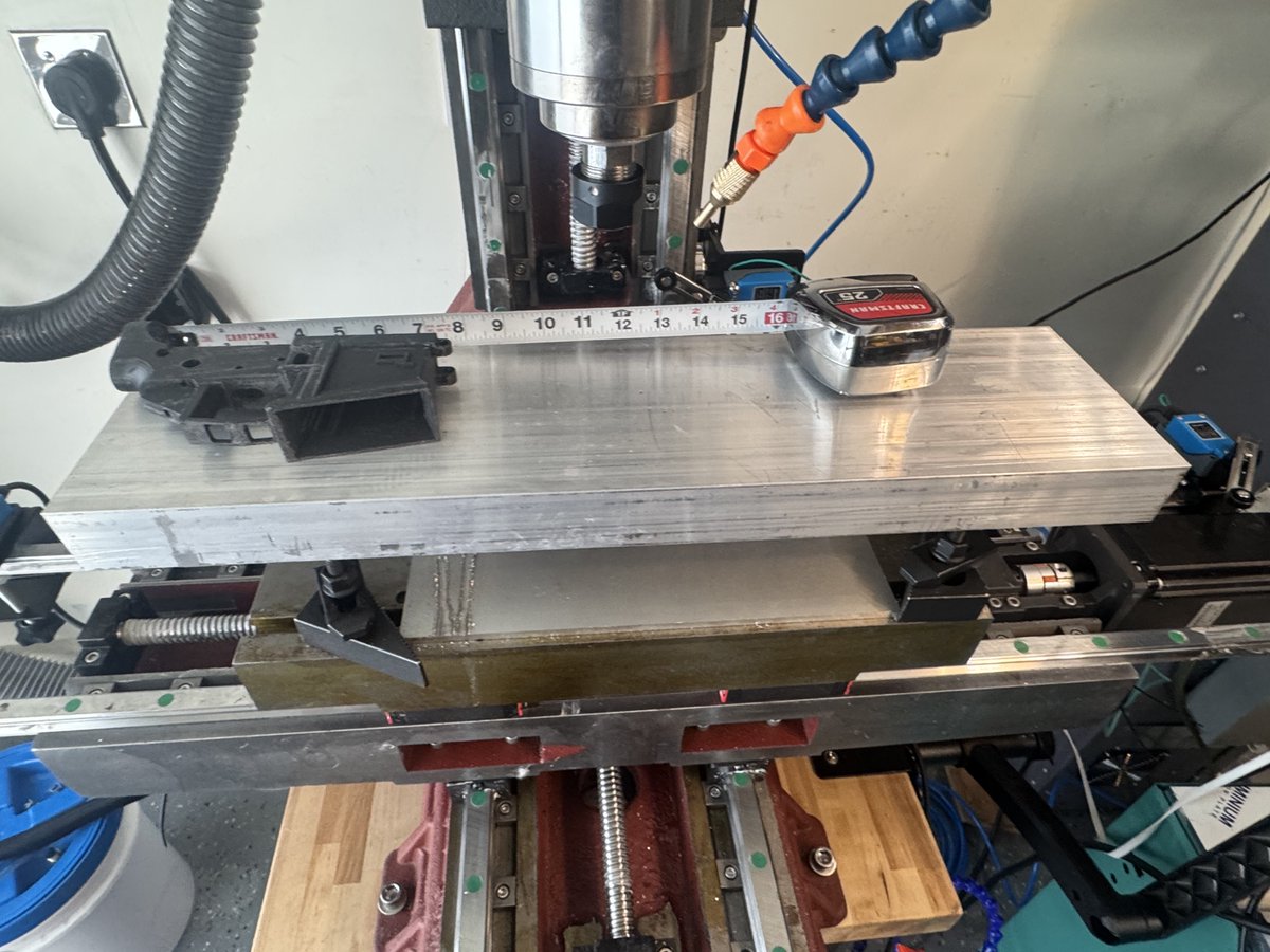 digitalspaz's tweet image. I wonder if I can fit more than 3 gravy boats on this 24”x6”x2” piece of aluminum.
Also, I need a tilting bandsaw.