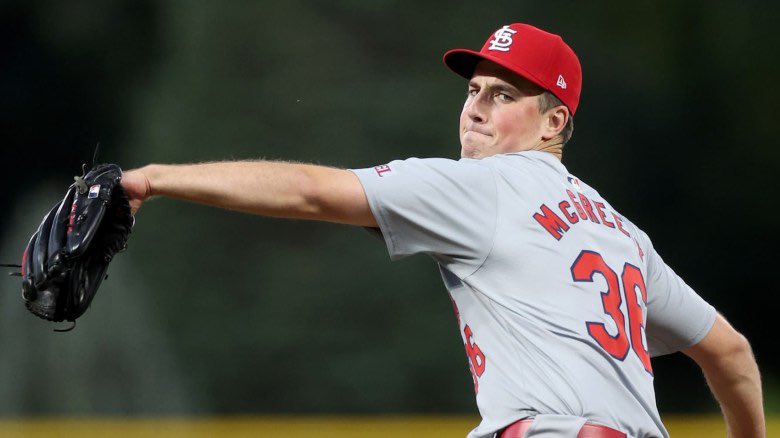 theredbird_way's tweet image. Michael McGreevy tonight vs the Rockies at Coors Field:
7 IP 👏
7 H 🤝
2 ER🔥
0 BB🚫
1 K 🎯
91 pitches 😮💨
Has to stay in the Bigs.