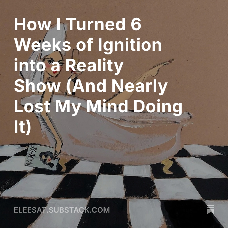 eleesatt's tweet image. I've been meaning to write about my experience creating a reality show as content strategy for @SuperteamSG's Ignition S3 and why I'd ever put myself through that chaos, so here it is open.substack.com/pub/eleesat/p/…