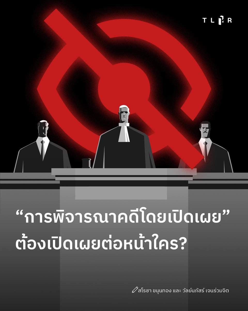 TLHR2014's tweet image. ในช่วงเดือนมิถุนายน 2568 พบกรณีที่เจ้าหน้าที่ศาลพยายามจำกัดไม่ให้ประชาชนผู้สนใจเข้าฟังคำพิพากษาในคดีมาตรา 112 และคดีชุมนุมทางการเมืองบางคดี อนุญาตเฉพาะทนายความและจำเลย
โดยบางครั้งเจ้าหน้าที่ให้เหตุผลเกี่ยวกับความแออัดหรือความสงบเรียบร้อย และมีเหตุการณ์ที่นิติกรชำนาญการพิเศษ…