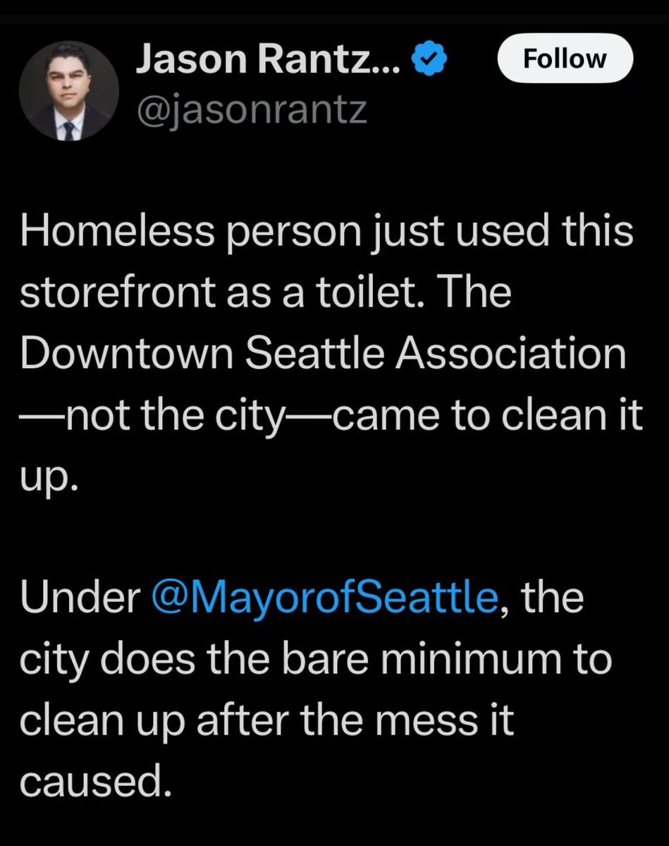 DivestSPD's tweet image. This is a failure of neoliberalism, the gutting/privatization of government services.
What is the political program of Rantz and his employers if not that?