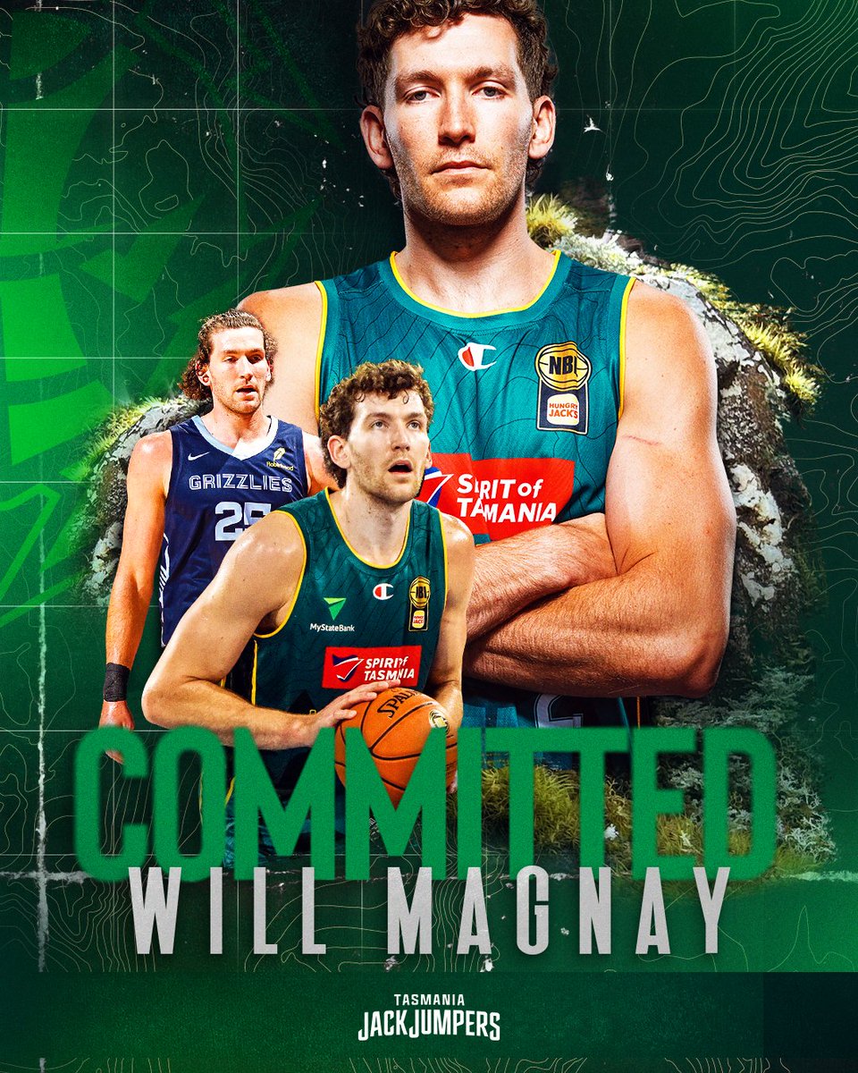 JackJumpers's tweet image. Committed to the Nest 🔐
We are pleased to confirm Will Magnay will remain a JackJumper for NBL26 season 🐜
“Summer League was an amazing and really valuable opportunity for me; I loved the experience. But I’m now excited to get home and get after it with the new group” Magnay…