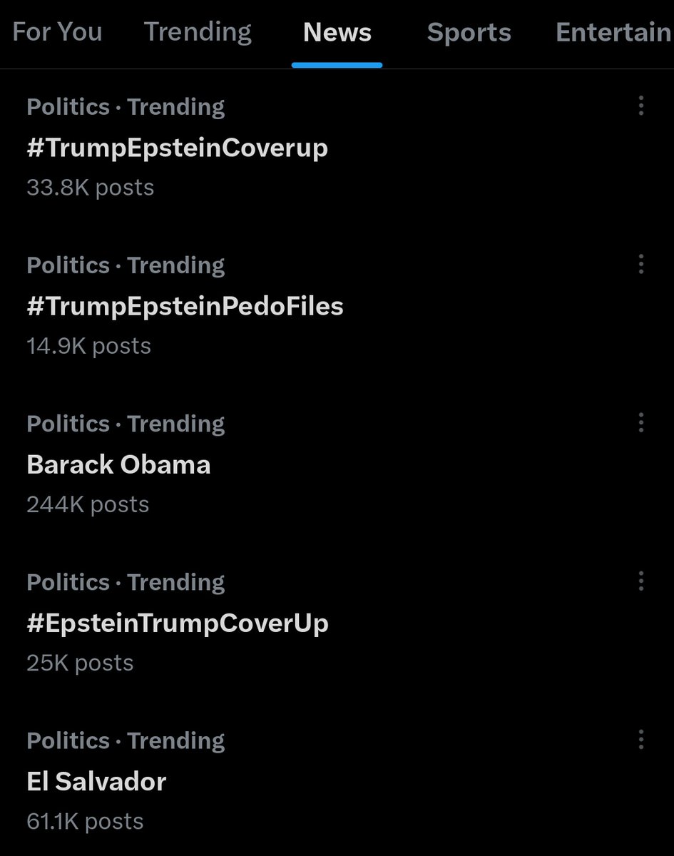 JNicholsonInDC's tweet image. OK, so Trump posting "jail my political enemies!" memes, asking for racial slur sports mascot names to be reinstated, Tulsi rehashing 2016. That should all surely be enough to knock ol' Epstein off the Twitter tren-- oh.