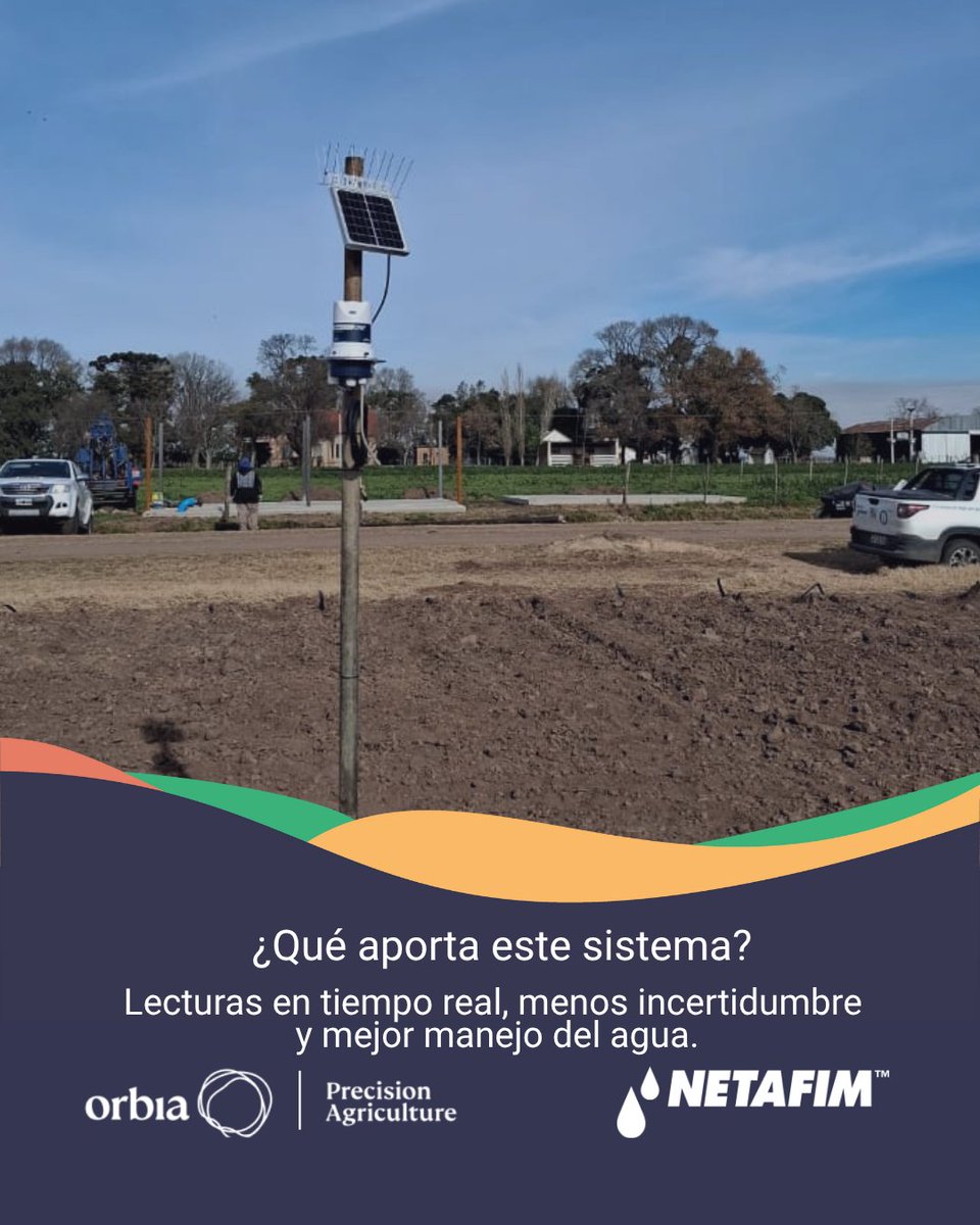 Netafimarg's tweet photo. 💧 Cuando sabés lo que pasa en el suelo, decidís mejor.
Monitorear la humedad permite ajustar el riego con información concreta.
Menos incertidumbre, más precisión en cada decisión. 💪✨
Consultá con tu distribuidor Netafim más cercano para conocer más sobre esta tecnología. https://t.co/ih9jKPpEZE