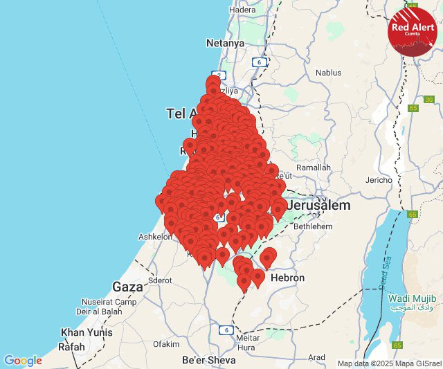 noatishby's tweet image. 🚨 ALERT: Rocket sirens are ringing throughout central Israel sending millions of civilians running for shelter. It’s not even 6am in Israel right now