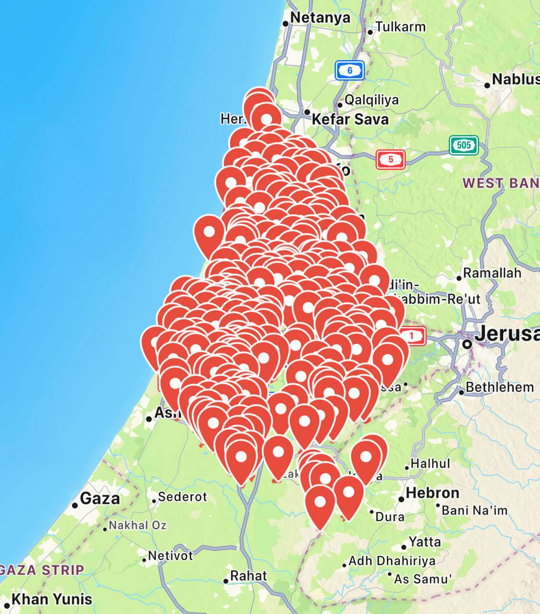 neveragainlive1's tweet image. IDF: Initial report - Sirens sounded in several areas in Israel following a projectile that was launched from Yemen. The details are under review.