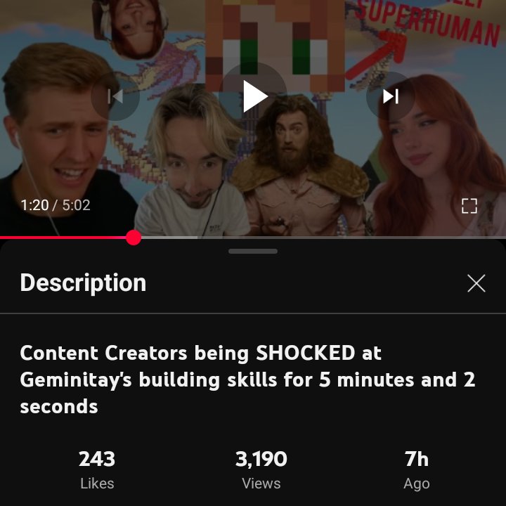 murdercamel's tweet image. Good morning i made this video and i thought it would get like- 600 views max and it was mostly for self enjoyment. what the fuck do you mean it has more than 3k views
it's not a lot but it's a lot for a first video