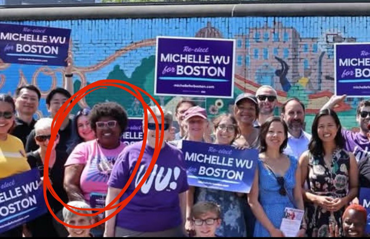 AntiWuCoalition's tweet image. Michelle Wu is out campaigning — alongside her $117K deputy Daunasia Yancey, who admitted in court to assaulting a woman.
Police say Yancey slammed her into a wall and ran off with a safe.
Why is Boston’s mayor hitting the trail with someone tied to violent abuse?