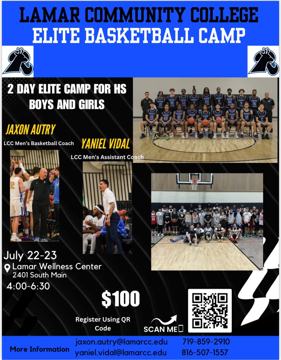 Our last camp of the summer.  Can’t wait to see you there!!!!⁦<a href="/LopesBasketball/">Lamar CC Basketball</a>⁩