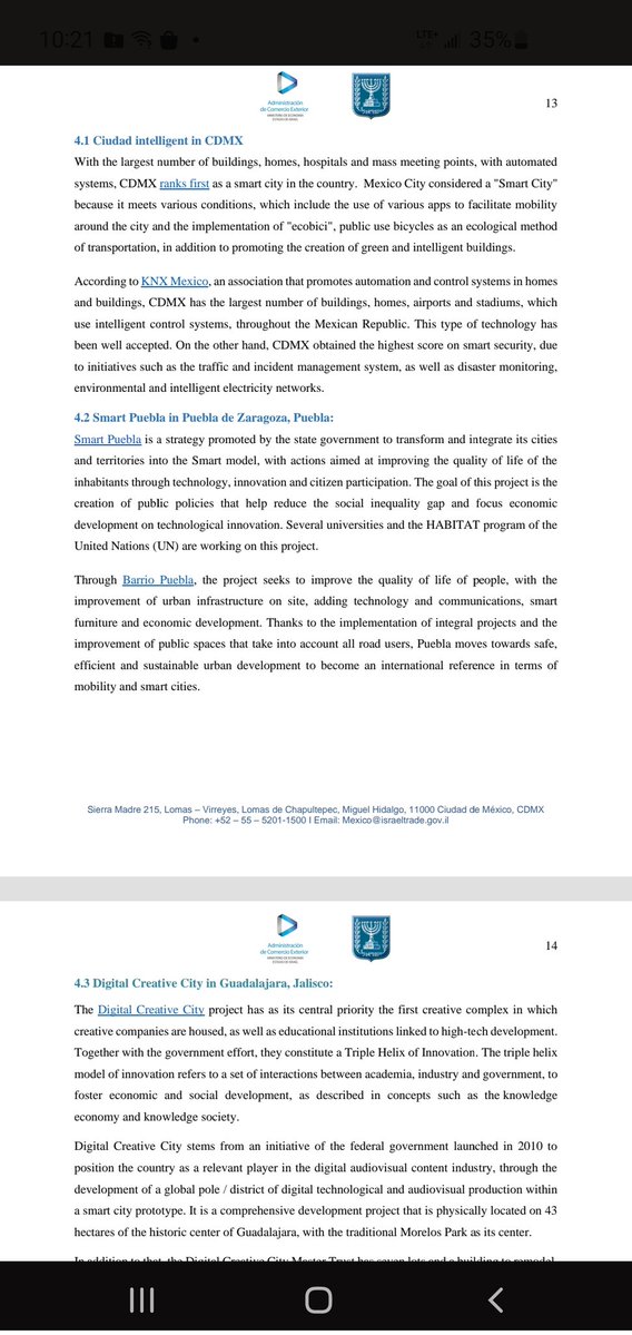 BarelyBook's tweet image. 🚨 🚨 🚨
So Israel is funding Mexican SMART Cities 🙄 itrade.gov.il/pdf/SMART%20CI…