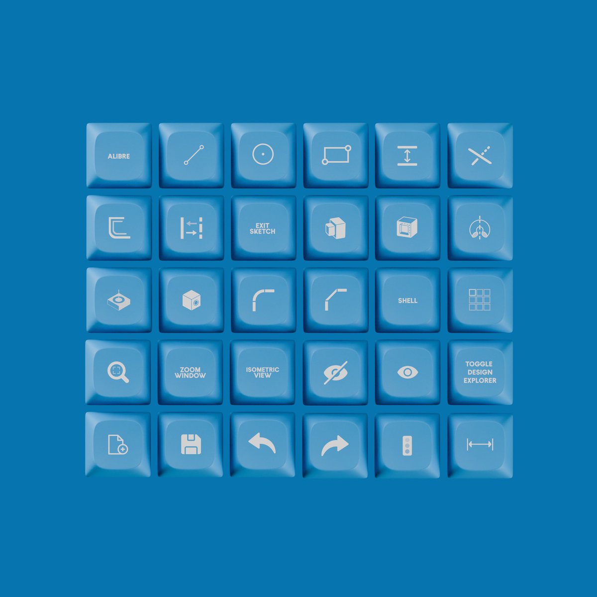 macropadio's tweet image. Alibre Mymacropad by macropad.io. Available soon on kickstarter. Macropads with shortcut icons for over 100 software application available. Reserve yours now at . #macropad #mymacropad #alibre