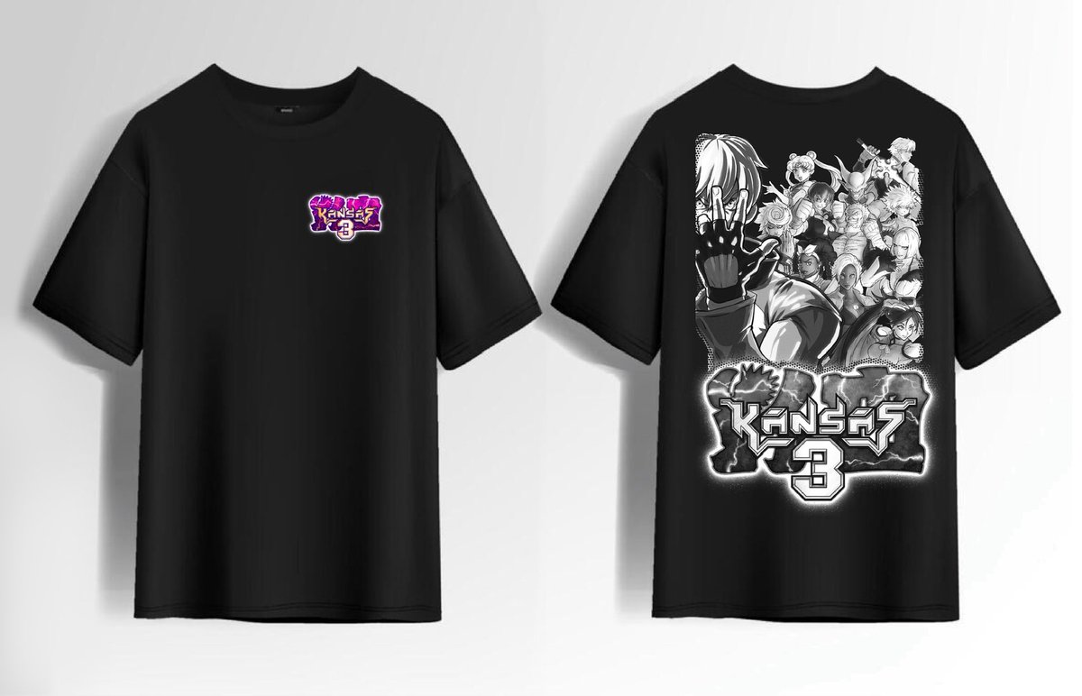 Here's a look at our shirts this year.
KSKO 3 front badge logo with the annual illustration on the back.
We will definitely have more of the larger sizes on us this time 💪