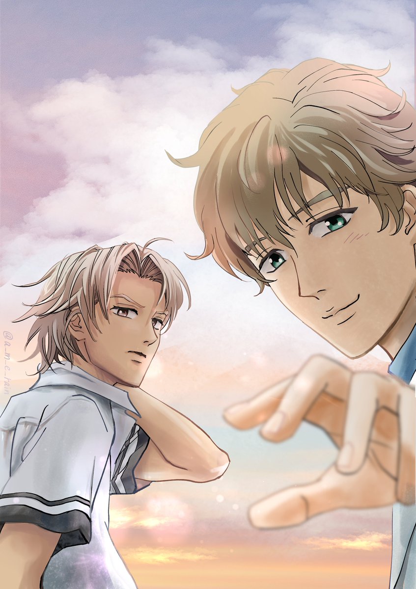 a_m_e_rain's tweet image. 勝手にW大接近

#ときメモGS 佐伯瑛 若王子貴文