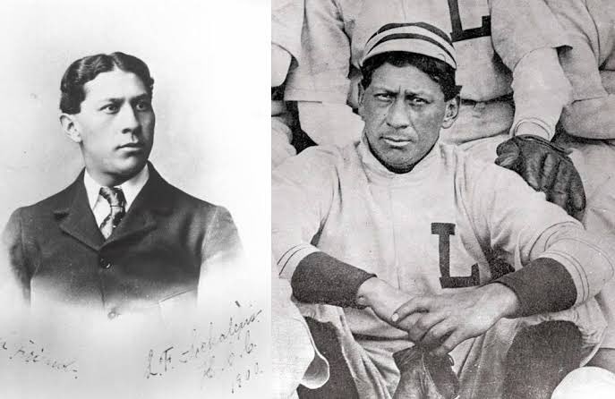 itsJohnRocker's tweet image. Cleveland named their baseball team the “Indians” in 1915 to honor Indian player, Louis Sockalexis, one of the first Indians to play pro ball.
This was never mentioned when the white liberals forced the organization to change the name.