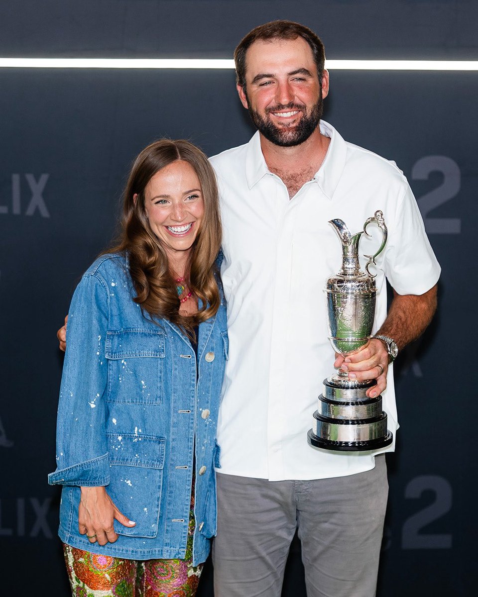GOLF_com's tweet image. Bringing the Claret Jug to the Happy Gilmore 2 premiere is the ultimate flex. 💪